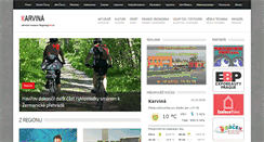 Desktop Screenshot of karvina.regiony24.cz