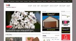Desktop Screenshot of cheb.regiony24.cz