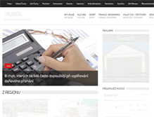 Tablet Screenshot of bruntal.regiony24.cz