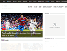 Tablet Screenshot of plzen.regiony24.cz