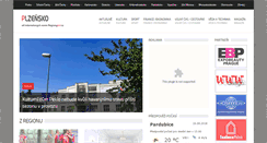Desktop Screenshot of plzensko.regiony24.cz